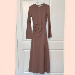 NWT Veiled Collection Natalie Ruched Jersey Maxi Dress